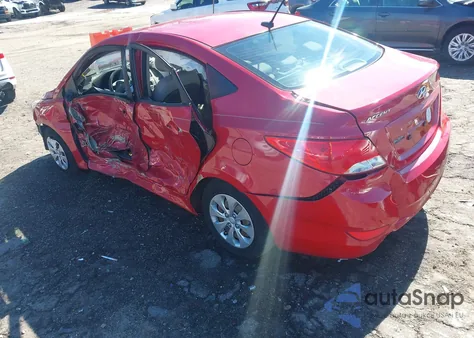 2016 Hyundai Accent Se z USA, uszkodzony, nr VIN KMHCT4AE5GU128531